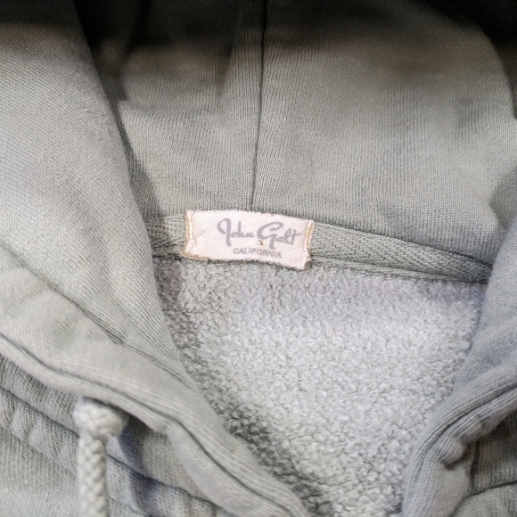 Brandy Melville Jacket Women's Small Green Crystal Hoodie Full Zip Cropped - Picture 3 of 7